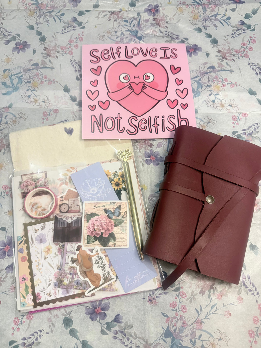 🤎 New Leather Journal &  Scrap Pack 🤎