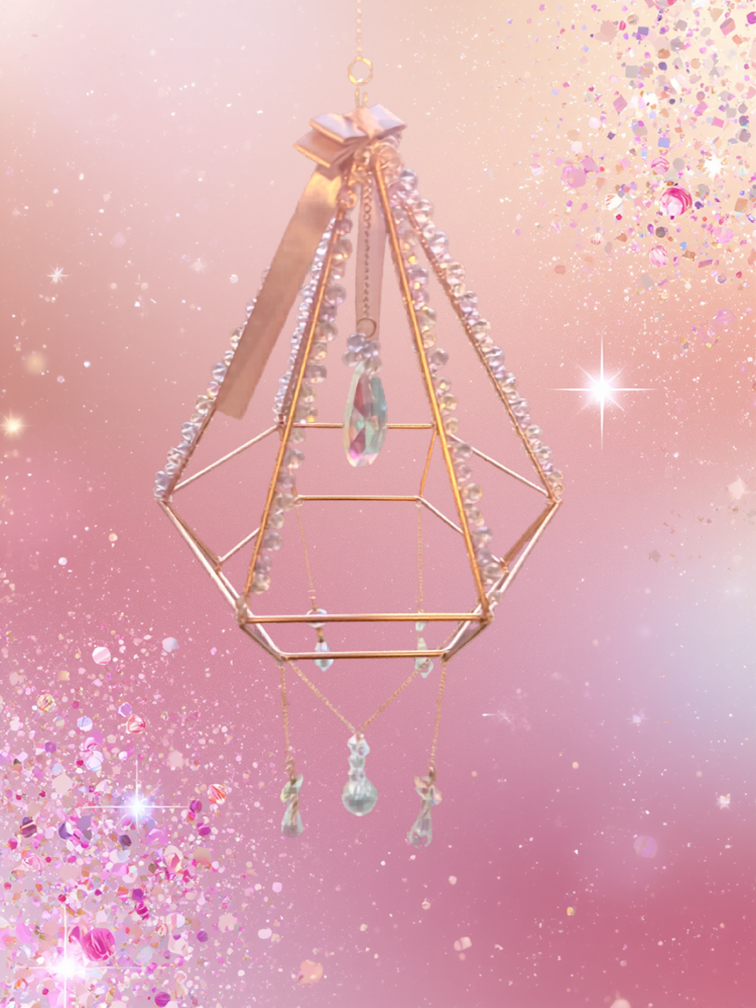 💎 New Rose Gold Crystal Dream Catchers 💎
