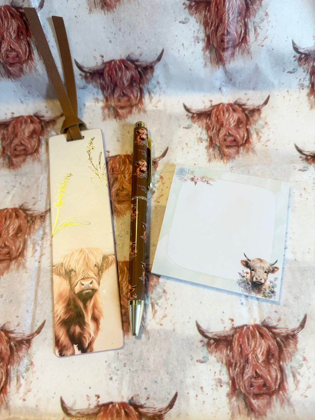🐄 Highland Cow Junk Stationery Sets 🐄