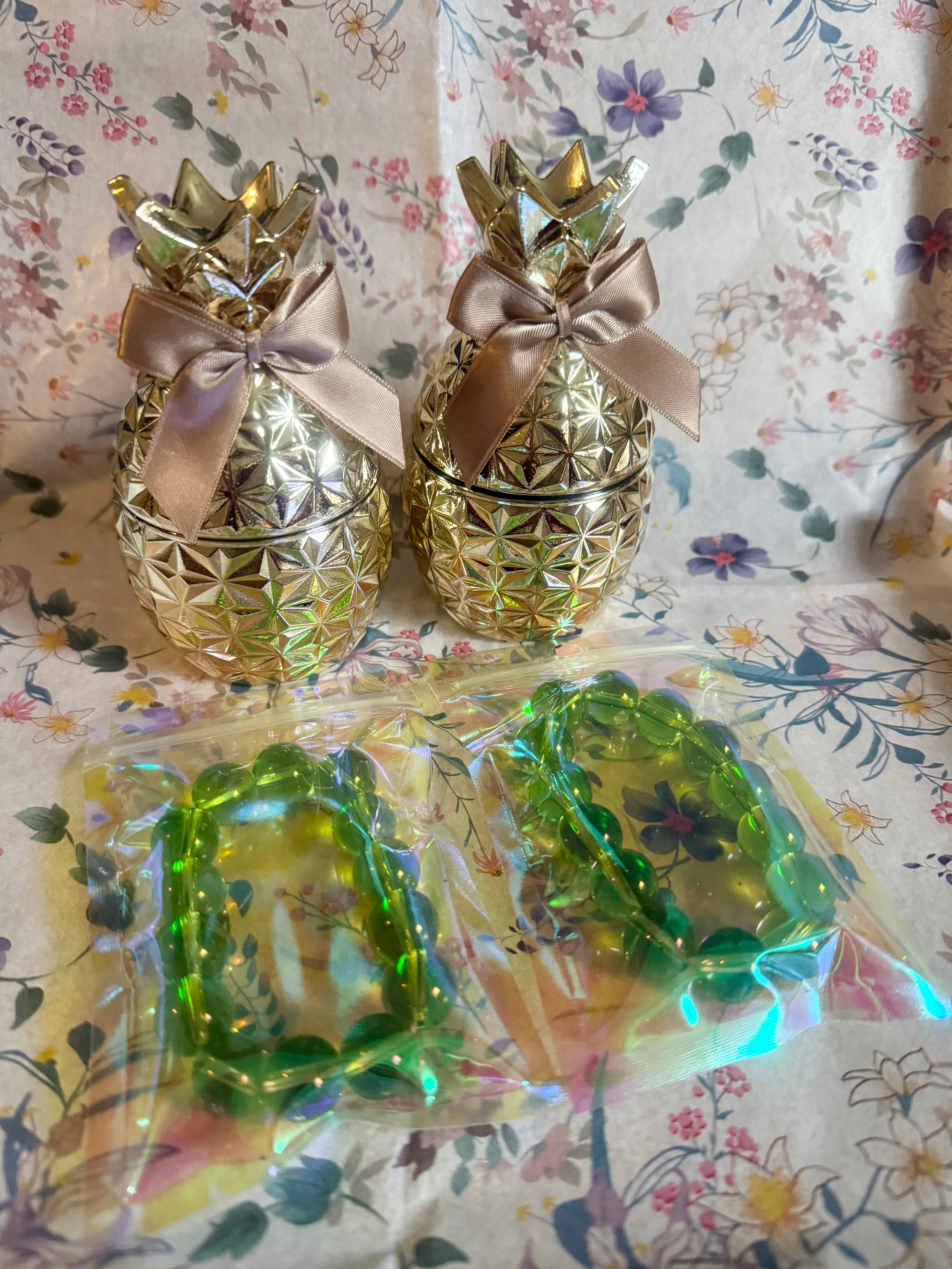 💛 New Gold Pineapple, Crystal Gift Sets 💛