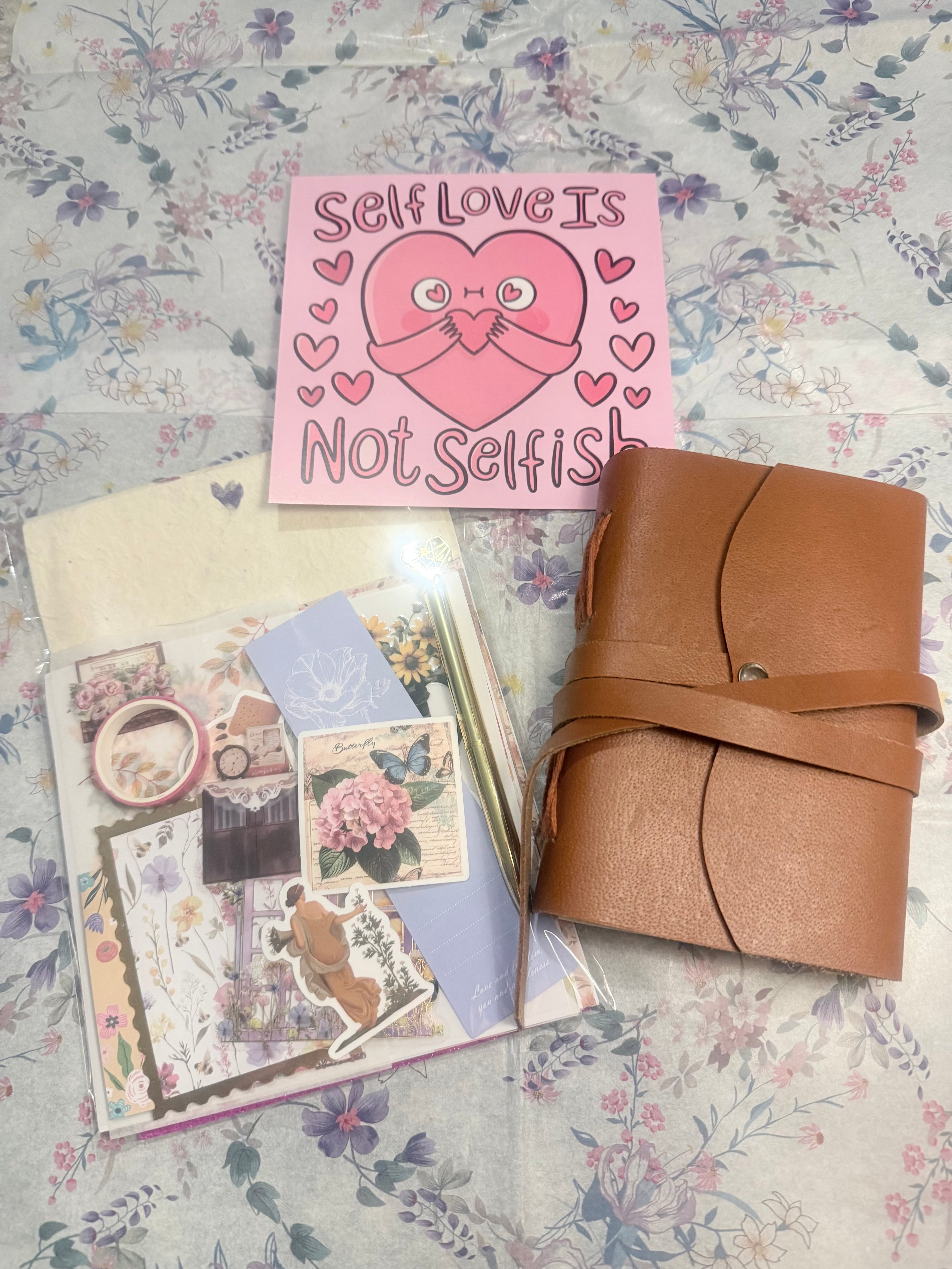 🤎 New Leather Journal &  Scrap Pack 🤎