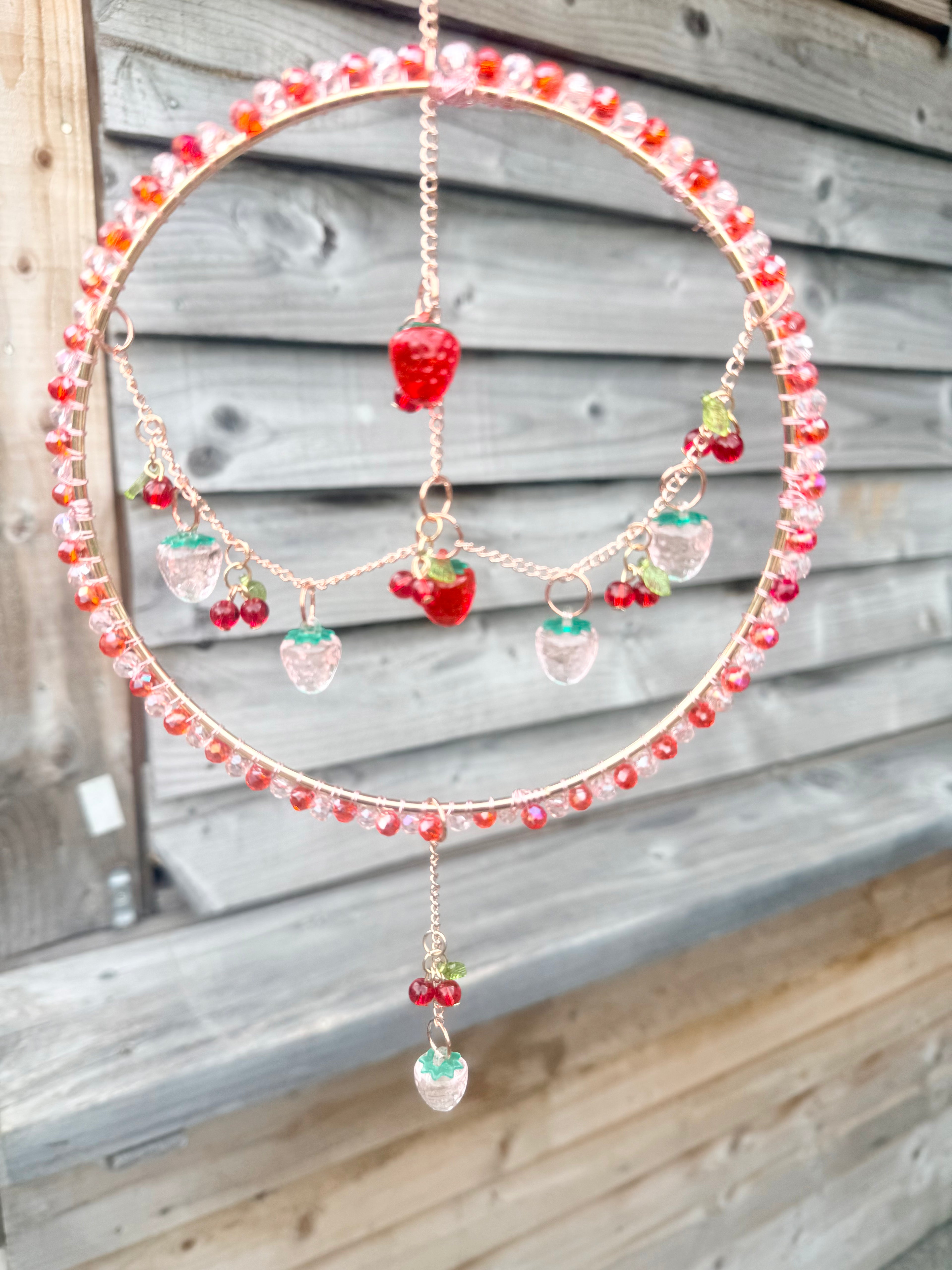 🍓 Strawberry Dream Catchers & Sun Catchers Sets 🍓