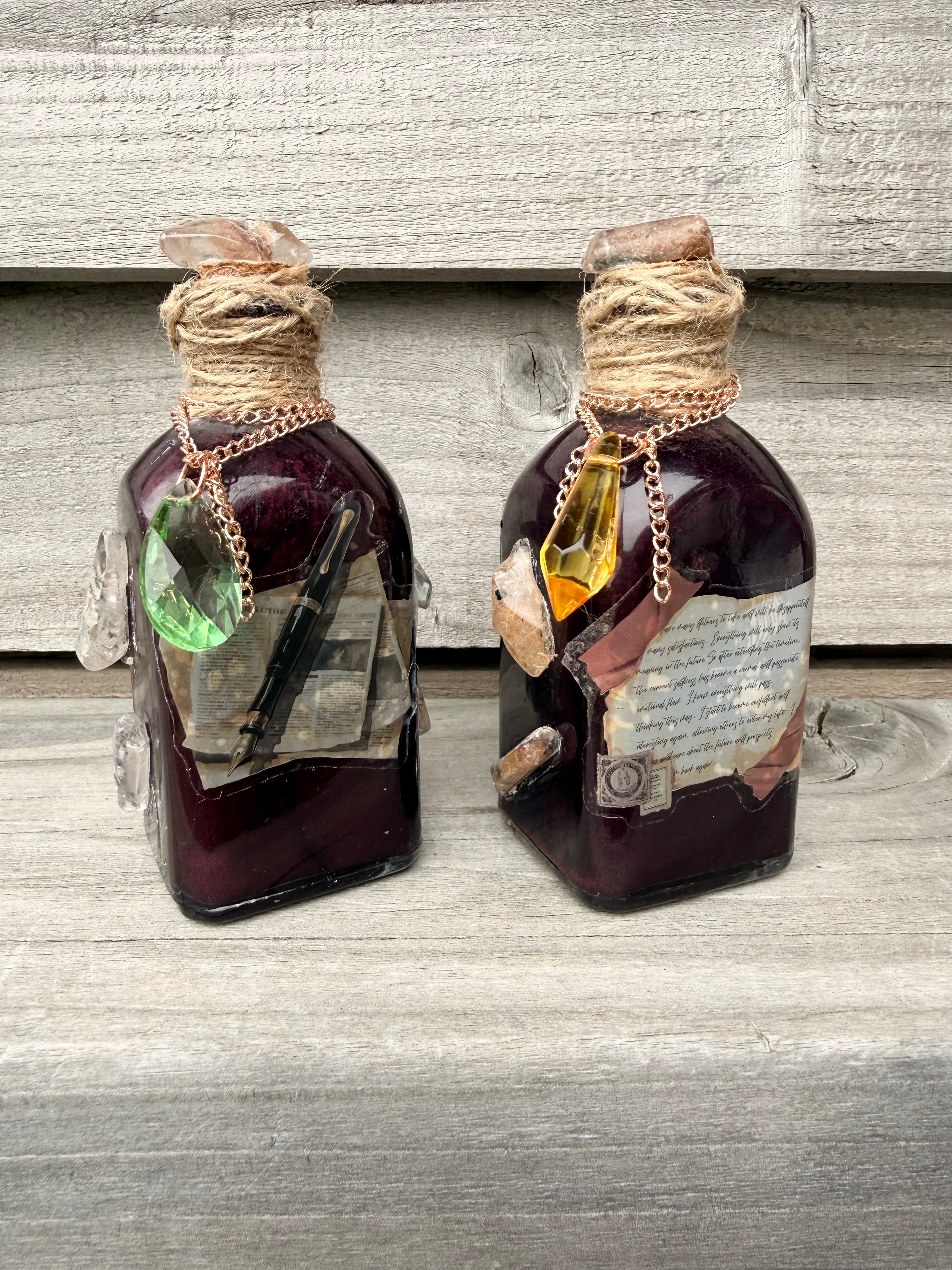 🥀 New Crimson Moon Water Apothecary Bottles 🥀