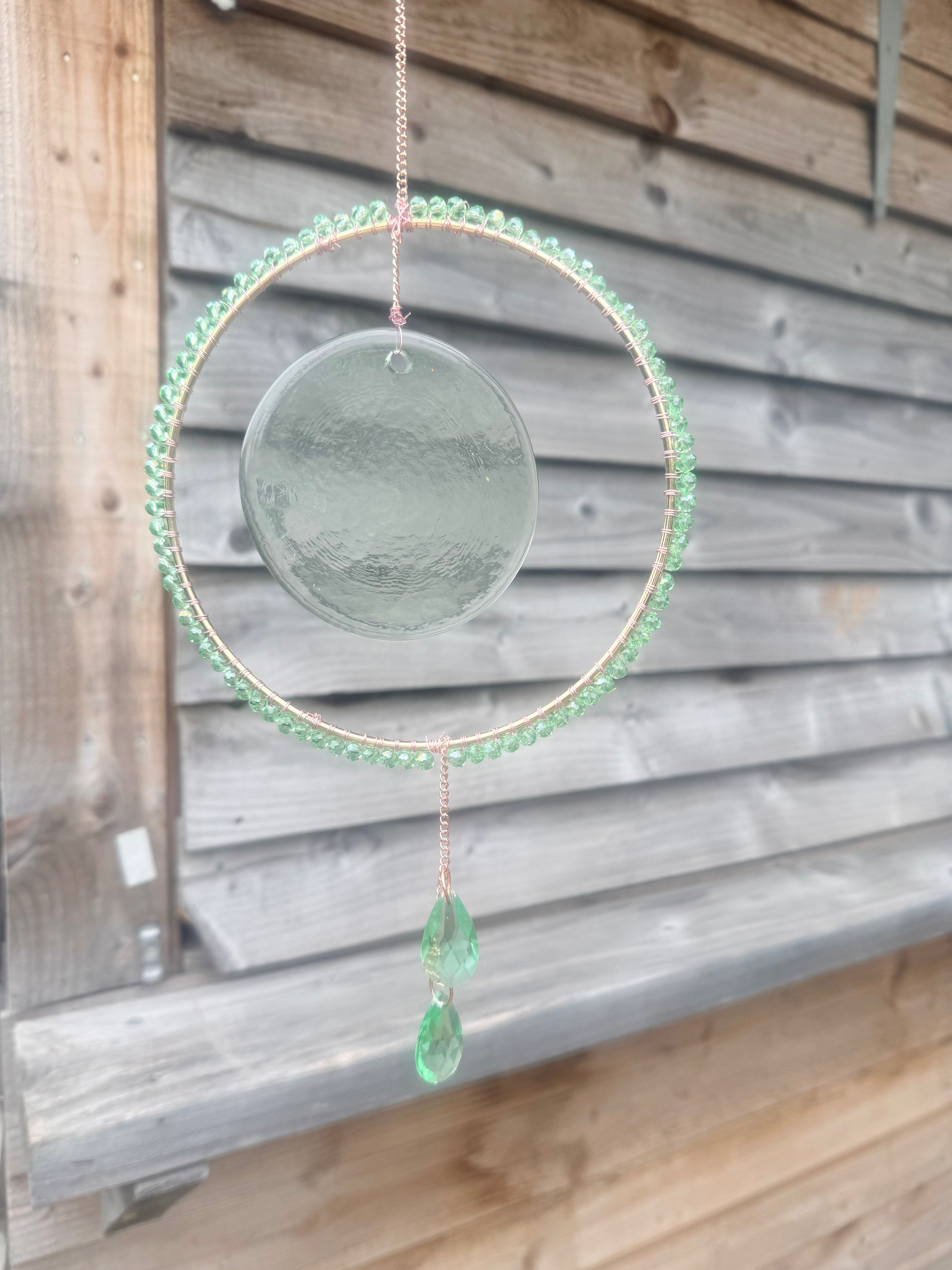 💚 New Green Glass Dream Catchers 💚