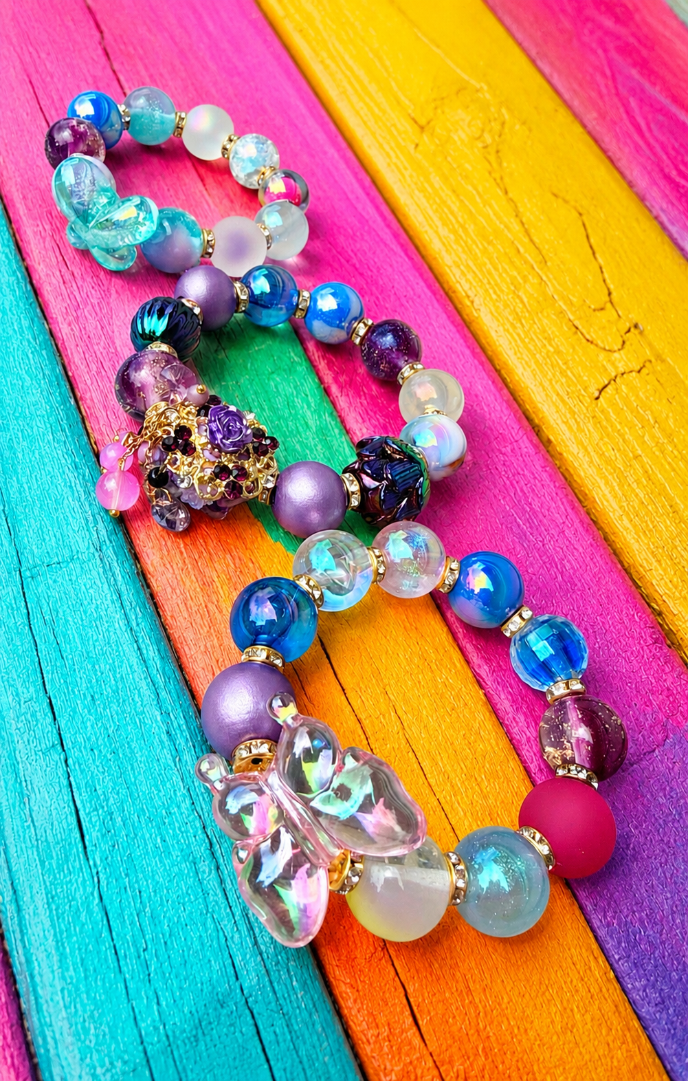🦋 Acrylic Beaded Bracelets 🦋