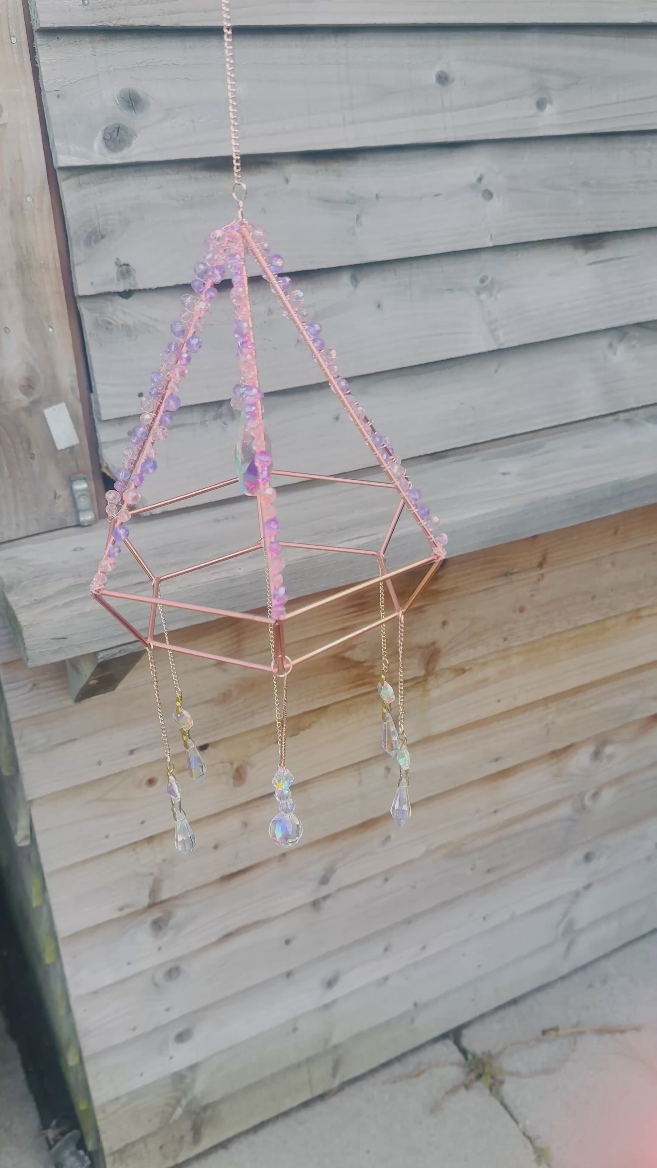 💎 New Rose Gold Crystal Dream Catchers 💎