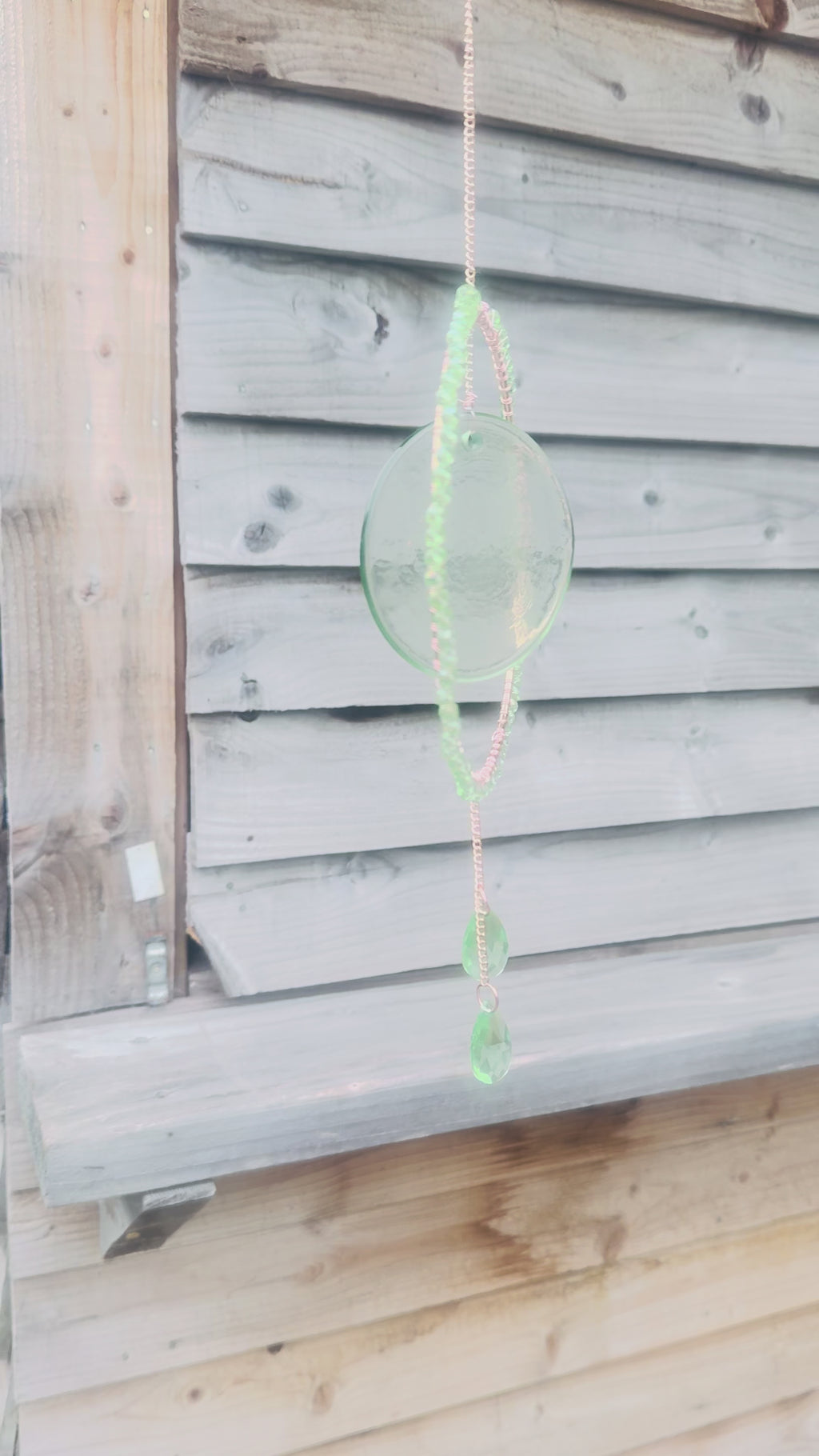 💚 New Green Glass Dream Catchers 💚